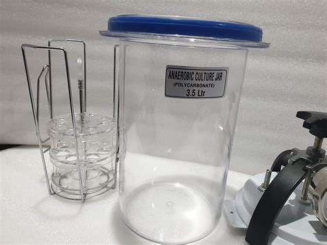 AKIVIN Anaerobic Jar Apparatus with Gas Pack,Transparent Anaerobic jar ...