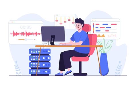 Image result for Audio Editing Computer Sketch