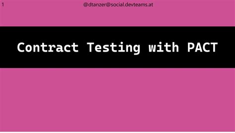 Image result for Pact Tutorial Deutsch