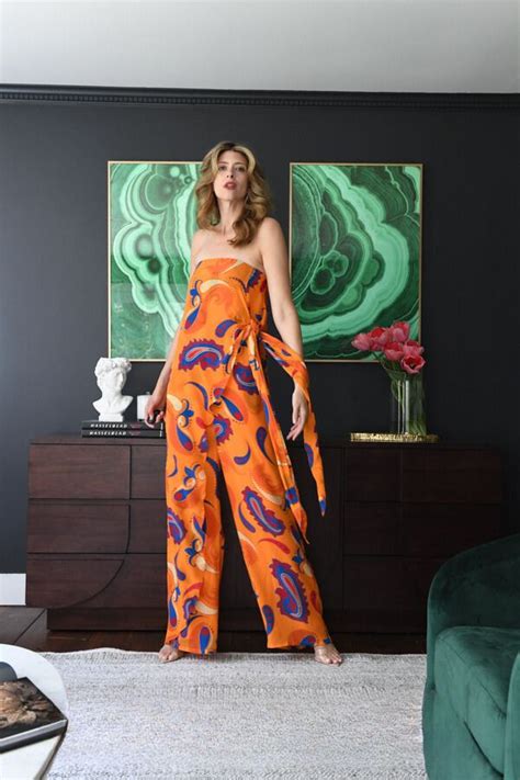 Buy Mango Paisley Wrap Jumpsuit | Style Junkiie
