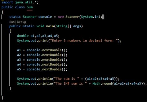 Image result for Sample Java Code for Inputting Numbers