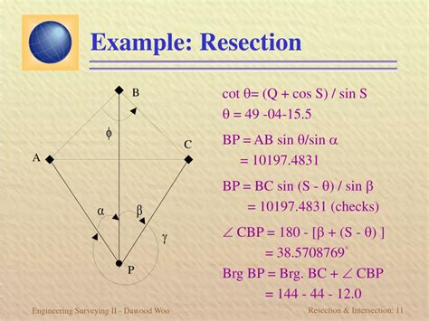 Image result for Resection Using a Straight Edge Examples