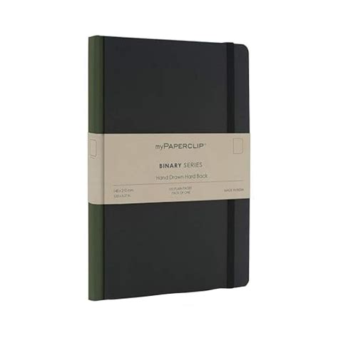 myPAPERCLIP, Notebook - BINARY Series 192 Pages GREEN Spine . — SWASTIK ...