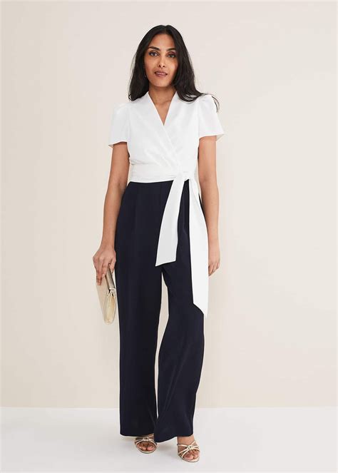 Petite Eloise Wide Leg Jumpsuit | Phase Eight UK