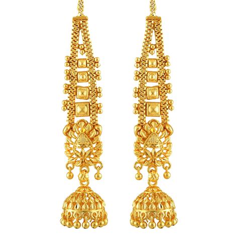 Buy MEENAZ Jhumki Jhumka Earrings for Women Girls Traditional Temple 1 ...