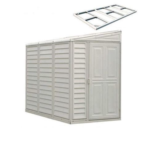 DuraMax 4X8 SideMate Vinyl Shed with Foundation [06625] | Free Shipping