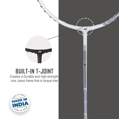 YONEX Astrox Attack 9 Badminton Racket (G4, 4U PEARL WHITE) | sppartos