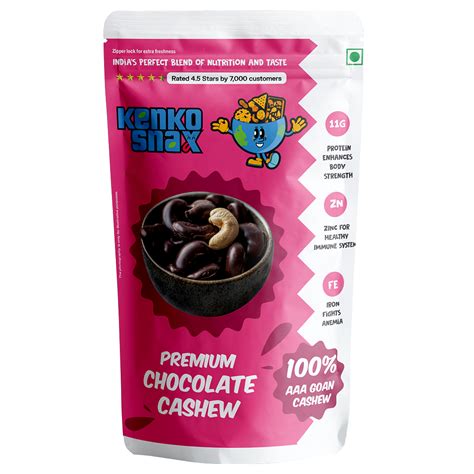 Chocolate Cashews | Premium Sweet Nutty Treat – Kenko Snax
