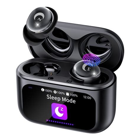 Dobopo Waterproof Bluetooth Sleep Earbuds with Touch Screen, Noise ...