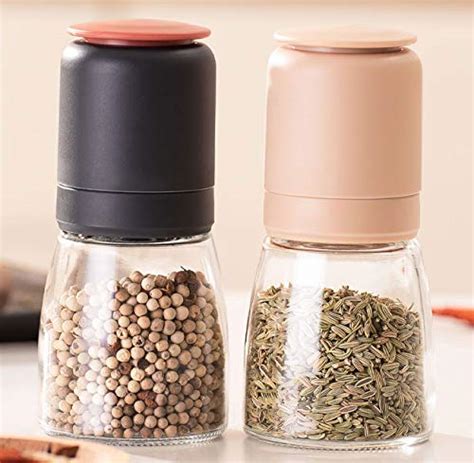 Buy LE CHARME 5OZ 2 Set Salt and Pepper Grinder Salt and Pepper Shakers ...