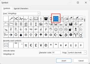 Image result for Mail Icon Excel
