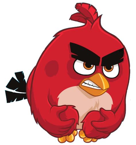 Red Angry Bird Flying