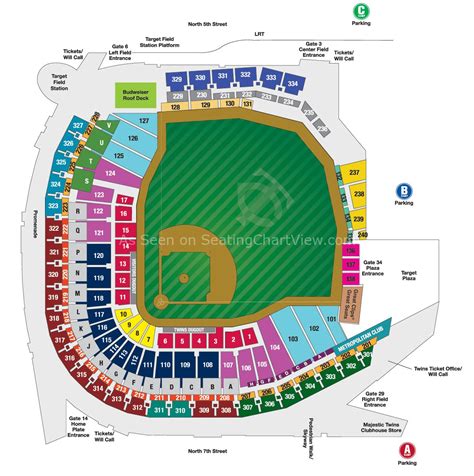 Image result for At Target Field Virtual Seating