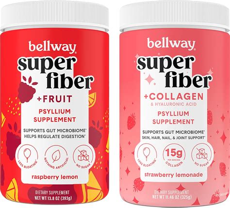 Amazon.com: Bellway Super Fiber Powder + Fruit, Raspberry Lemon Super ...