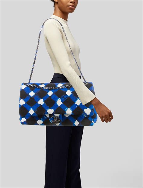 Chanel Airlines Large XXL Flap Bag - Blue Luggage and Travel, Handbags - CHA867878 | The RealReal