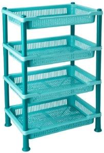Flipkart SmartBuy Fruits/Vegetables Kitchen Rack Plastic Premium ...