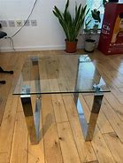 Image result for Glass Coffee Table Legs Triangle