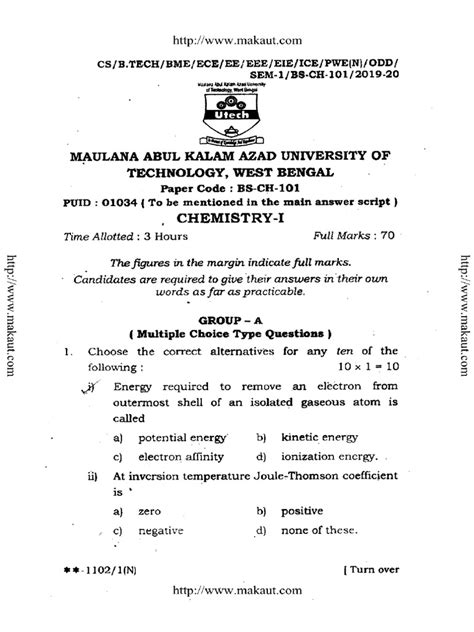 B.Tech First Year Chemistry Module 5 的图像结果