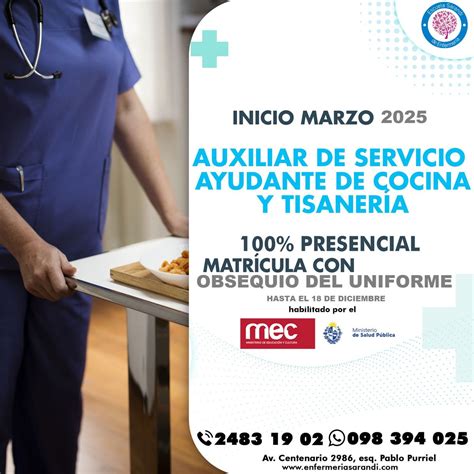 AUX SERVICIO Y TISANERÍA MARZO 2025, 2986 Avenida Centenario, 11600 ...