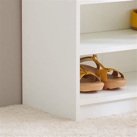 Buy Helios Alton Merida 12 Pairs Shoe Rack - White from Timberlite by ...