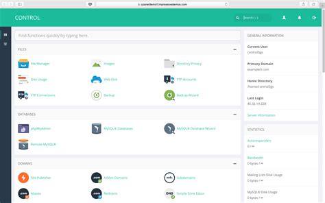 Image result for cPanel Topic Layout