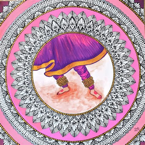 Kathak Feet Painting By Tusha Chawla Gouache On 300gsm Textured ...