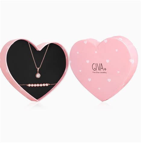 Rose Gold Valentine Cheerful Vibes Gift Set of Two – GIVA Jewellery