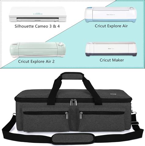 Buy Luxja Bag for Silhouette Cameo 3, Carrying Case for Cutting Machine ...