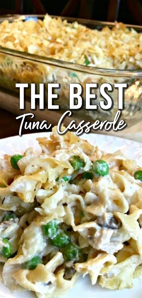 The Best Old Fashioned Tuna Noodle Casserole | Best tuna casserole ...