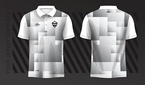 polo white t-shirt sport jersey design mockup 50471708 Vector Art at ...