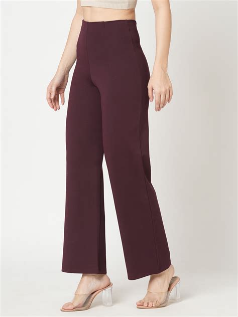 Buy Women Wine Treggings | Kraus Jeans