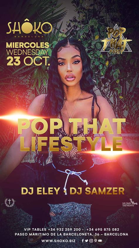 Pop That Party - Shôko Barcelona - Restaurant & Club