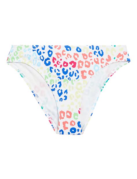 Buy Animal Print High Leg Bikini Bottoms at Marks & Spencer