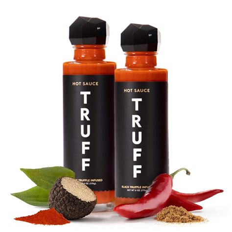 Amazon.com : TRUFF Original Black Truffle Hot Sauce 2-Pack Bundle ...