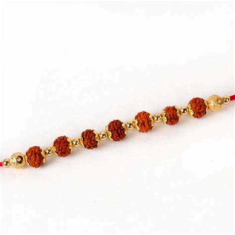 Simple Rudraksha Rakhi-Kids Rakhi- Rakhi for raksha bandhan- Rakhi ...