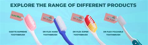 Buy Dr. Flex Medium Toothbrush with Dupont Filaments in Anti-Bacterial ...