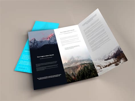 Trifold Brochure PSD Mockup - graphberry.com