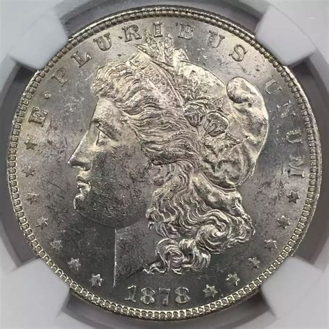 1878 Morgan Silver Dollar NGC MS-61 7TF REV OF 78, VSS VAM-80B - Old ...