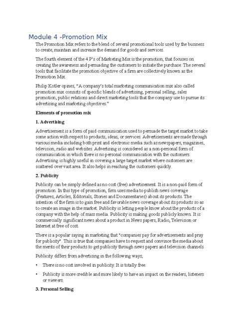 Marketing Mix Promotion 的图像结果