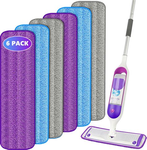 Amazon.com: 6 Pack Reusable Mop Pads for Swiffer PowerMop, Power Mop ...