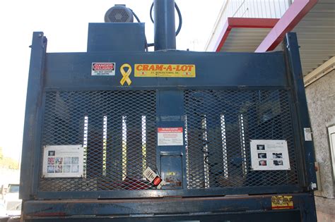 CRAM-A-LOT 72" CARDBOARD VERTICAL BALER, MODEL: DBR-72-LU, 72" VERTICAL ...