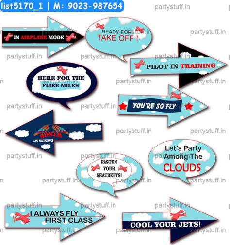 Aeroplane theme Designs