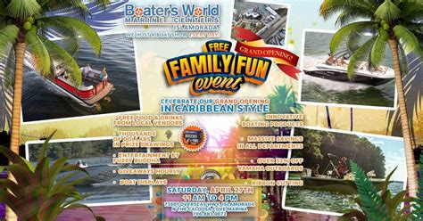 Grand Opening of Boaters World Islamorada - Free Food & Drinks - Family ...