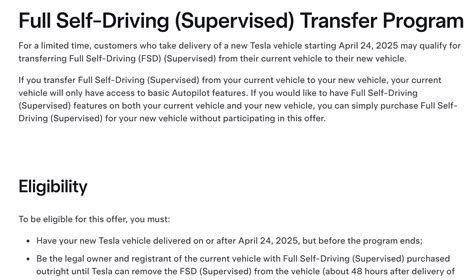 FSD Transfer is back! | Tesla Motors Club