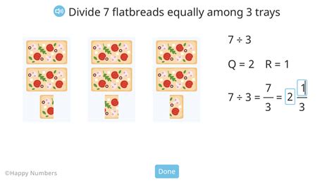 Introducing fractions as division is an effective way to teach the ...