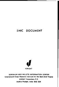 Potential of sorghum and millet production in Sudan - OAR@ICRISAT