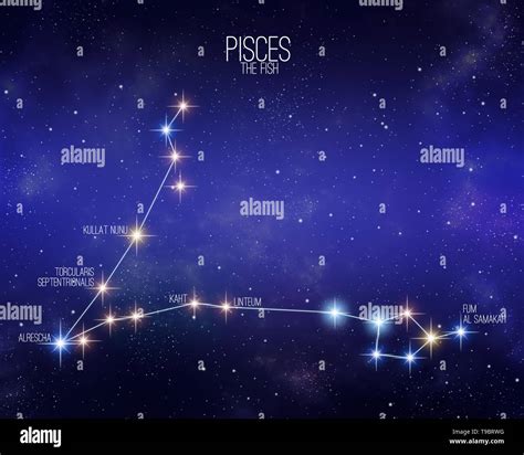 Pisces Star Constellation Pisces Sign Stars Map Zodiac Constellation