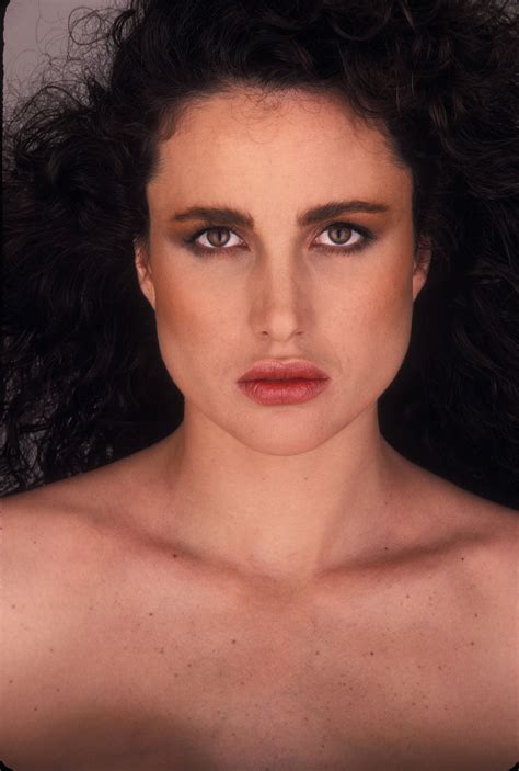 Andie MacDowell: Photo shoot by Ian Miles (1987) : r/oldschoolhot