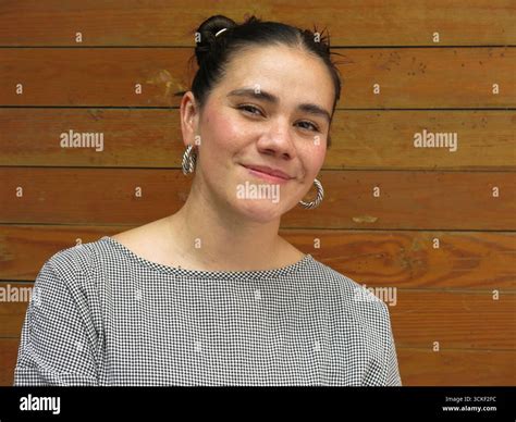 Mexican singer-songwriter Pahua poses for a photo during an interview ...