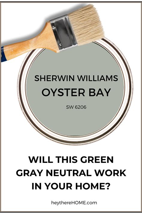 Sherwin Williams Oyster Bay - A Neutral Green Gray Paint Color